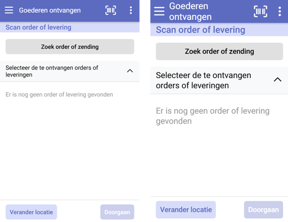 Verschil in tekst- & knopgrootte